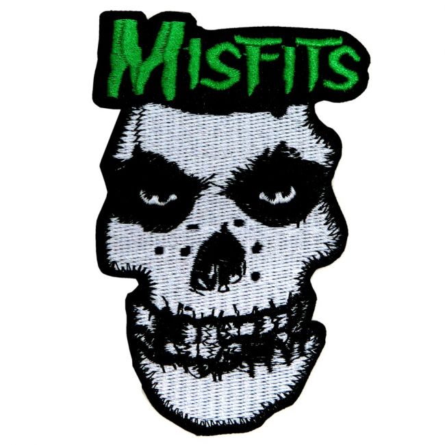 KANGASMERKKI - Misfits - Green logo (50670)