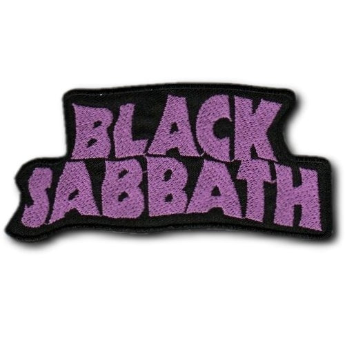 KANGASMERKKI - BLACK SABBATH LILA LOGO (50812)