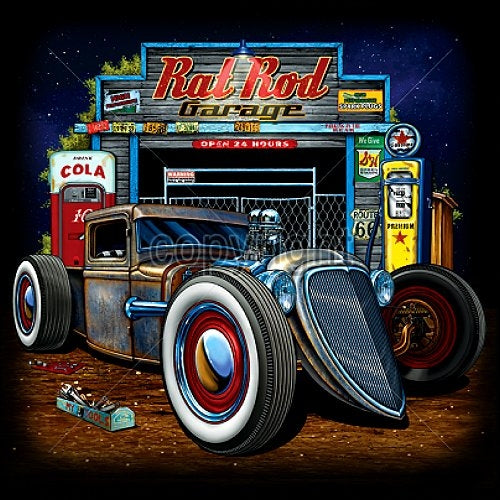 RAT ROD GARAGE - HOT ROD (555)