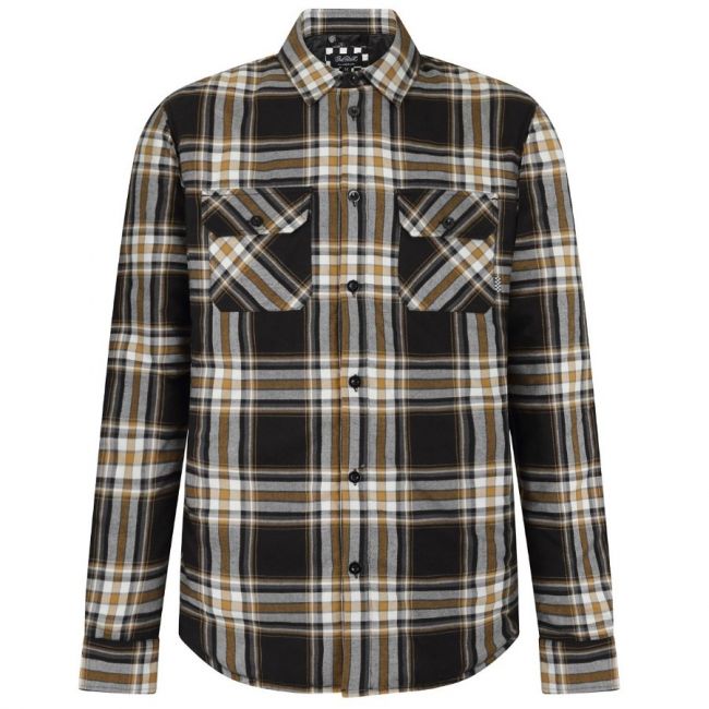 VUORELLINEN FLANELIPAITA - FLANNEL CHECKED OVERSHIRT MUSTARD