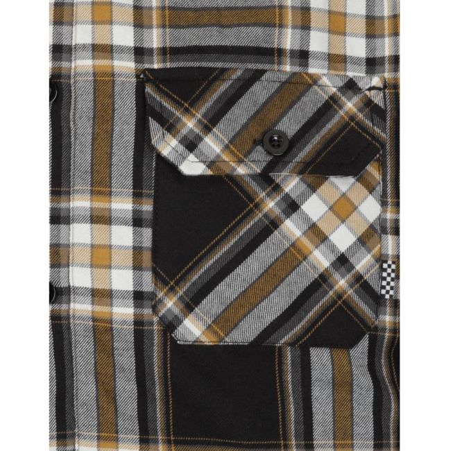 VUORELLINEN FLANELIPAITA - FLANNEL CHECKED OVERSHIRT MUSTARD