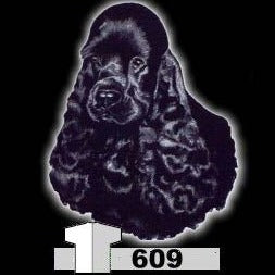 COCKER SPANIEL BLACK (X609)