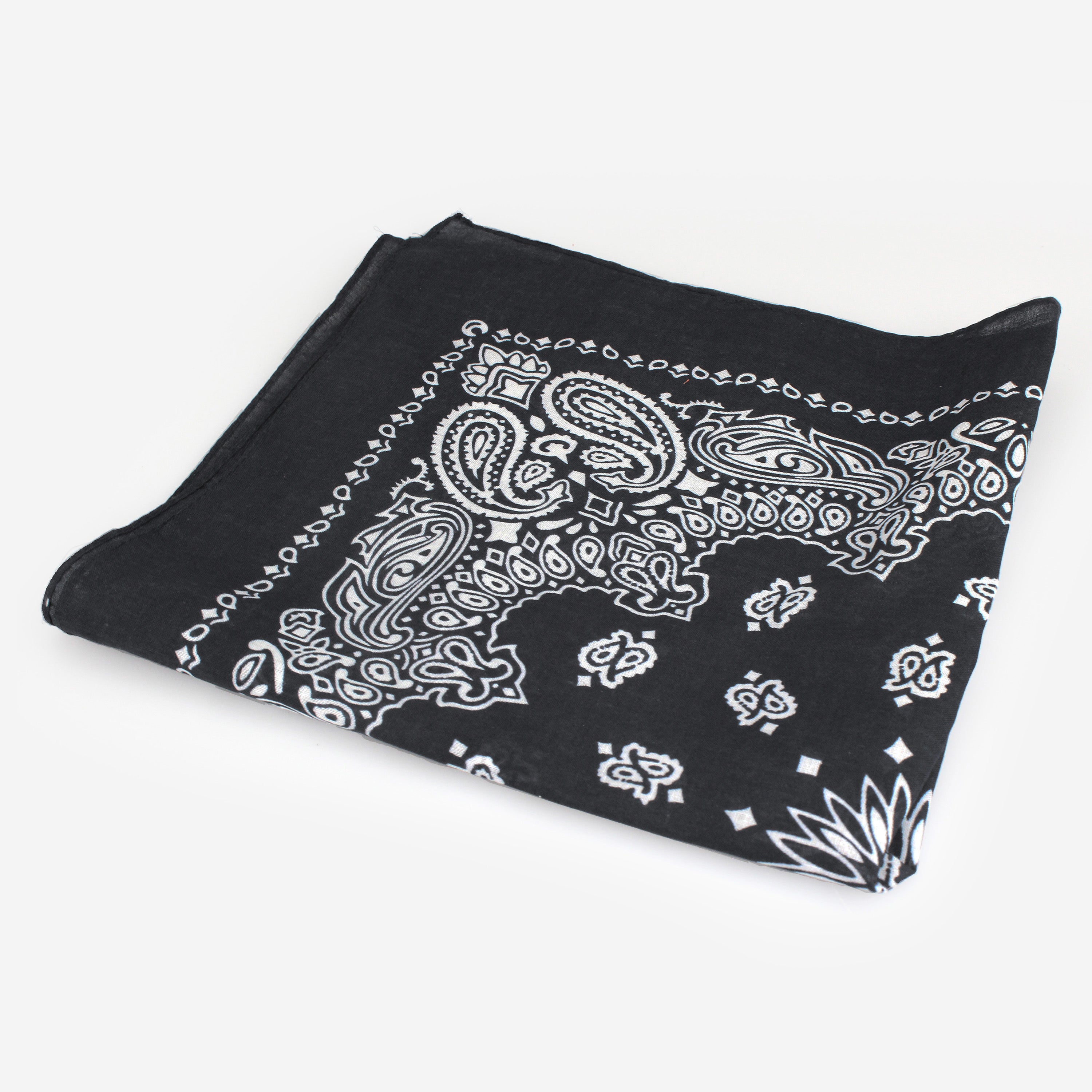 BANDANA - Mustavalkoinen