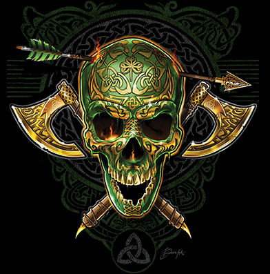 CELTIC SKULL (669)
