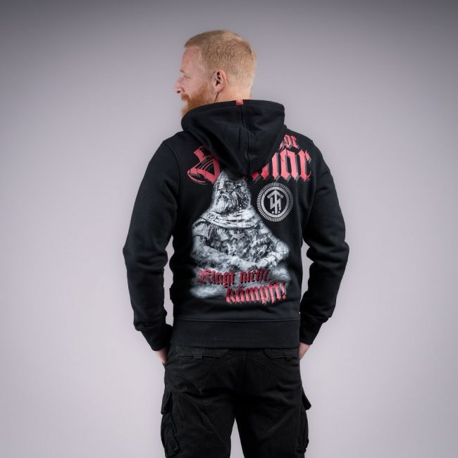 THOR STEINAR Huppari - Vandrad - MUSTA