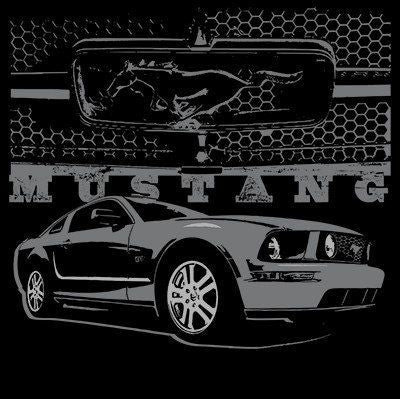 CLASSIC HUPPARI MUSTA - MUSTANG WITH GRILL (748)