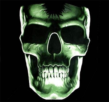 SKULL -Green (832)