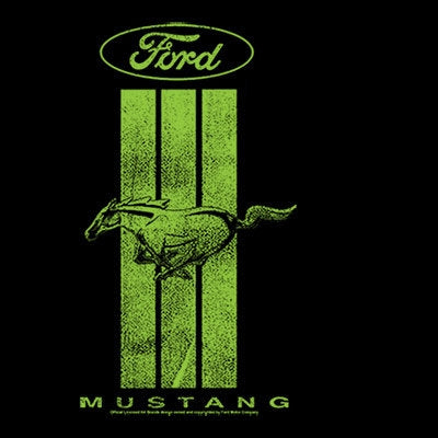 GREEN MUSTANG STRIPE (916)