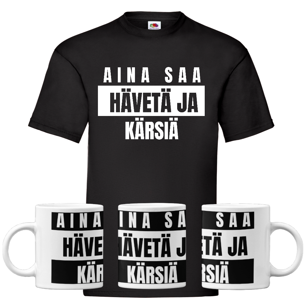 HUUMORISETTI - AINA SAA HÄVETÄ JA KÄRSIÄ