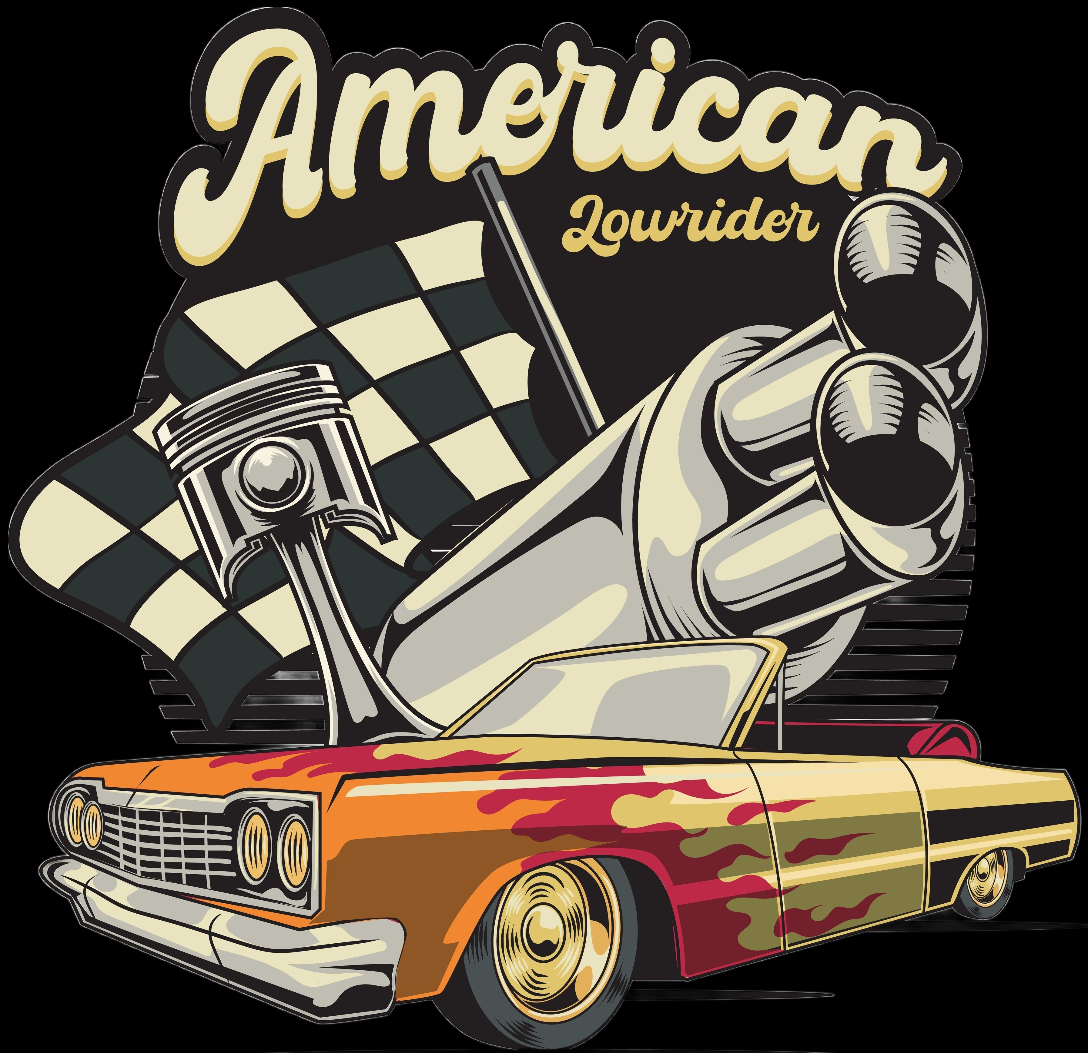 CLASSIC HUPPARI - AMERICAN LOWRIDER (2957)
