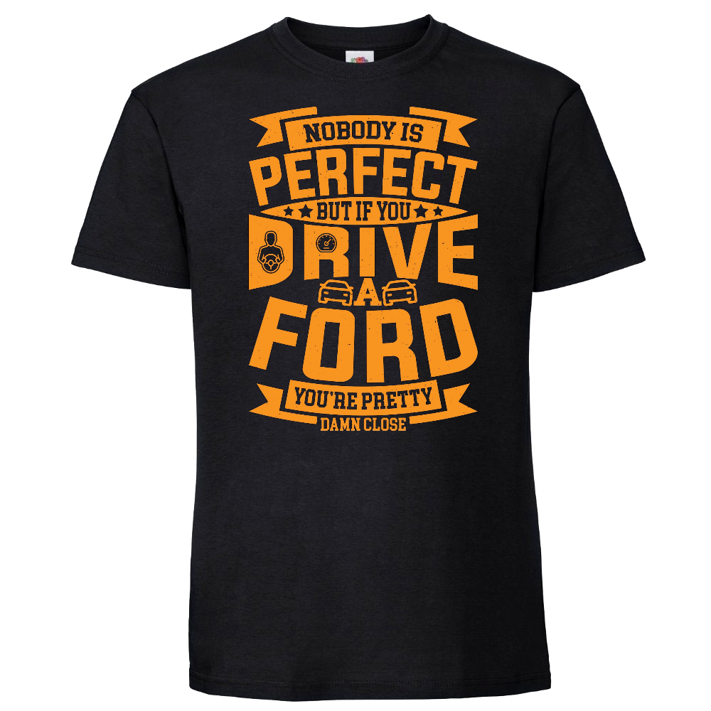 T-PAITA MUSTA - PERFECT FORD (00 1446)