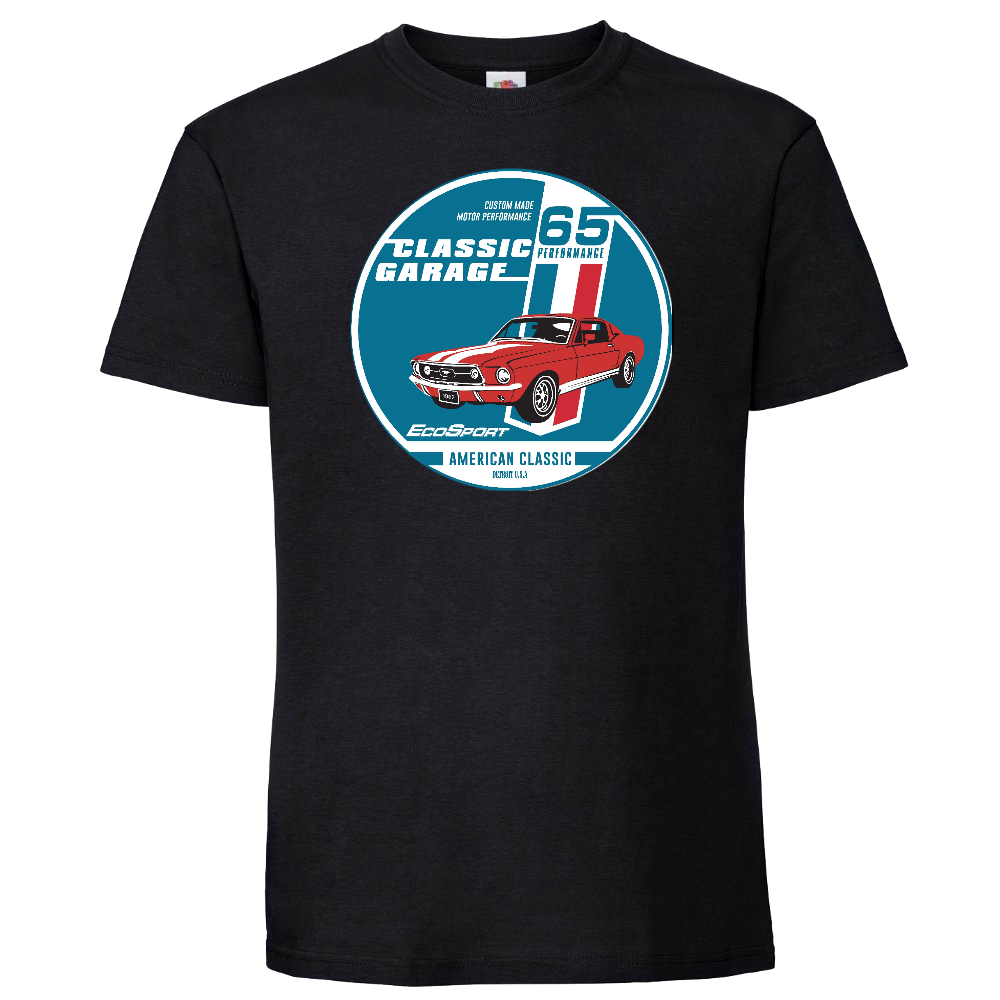 T-PAITA MUSTA - CLASSIC GARAGE (00 24)