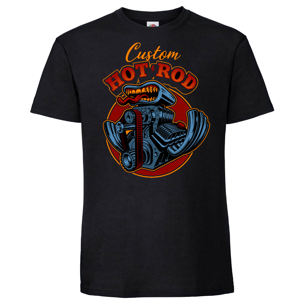 T-PAITA MUSTA - CUSTOM HOT ROD ENGINE (2865)