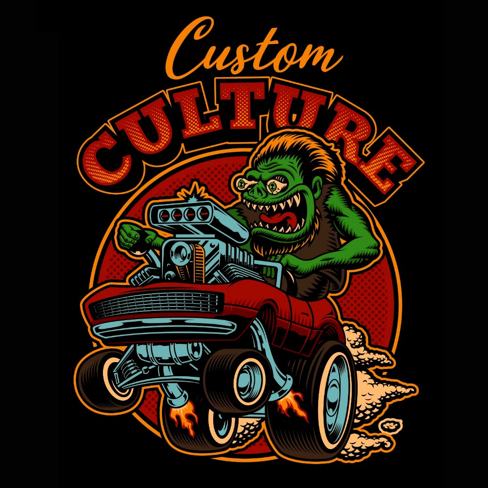 T-PAITA MUSTA - MONSTER TRUCK (00 2828)