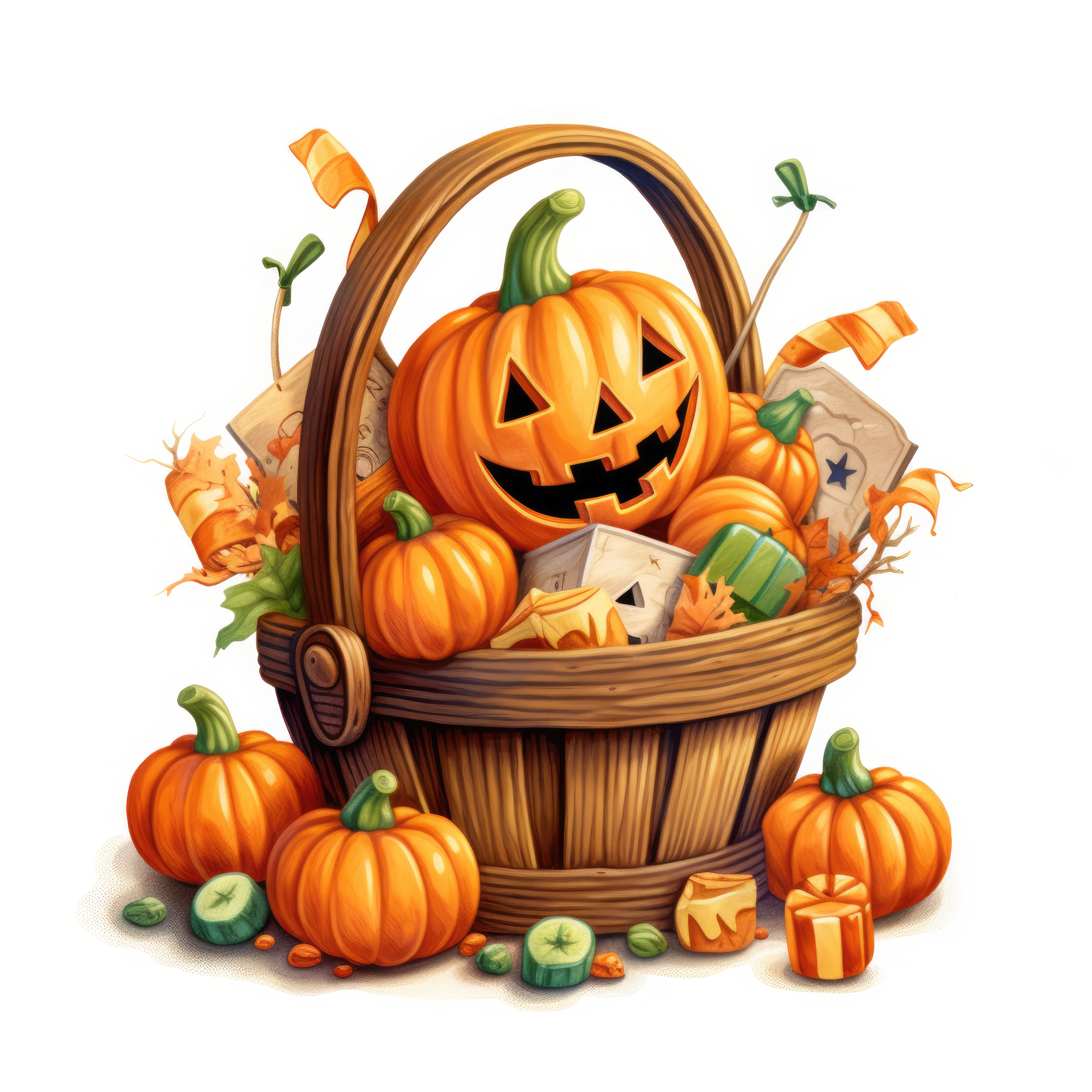 A jack-o-basket full of candy 2 (paitakuva)