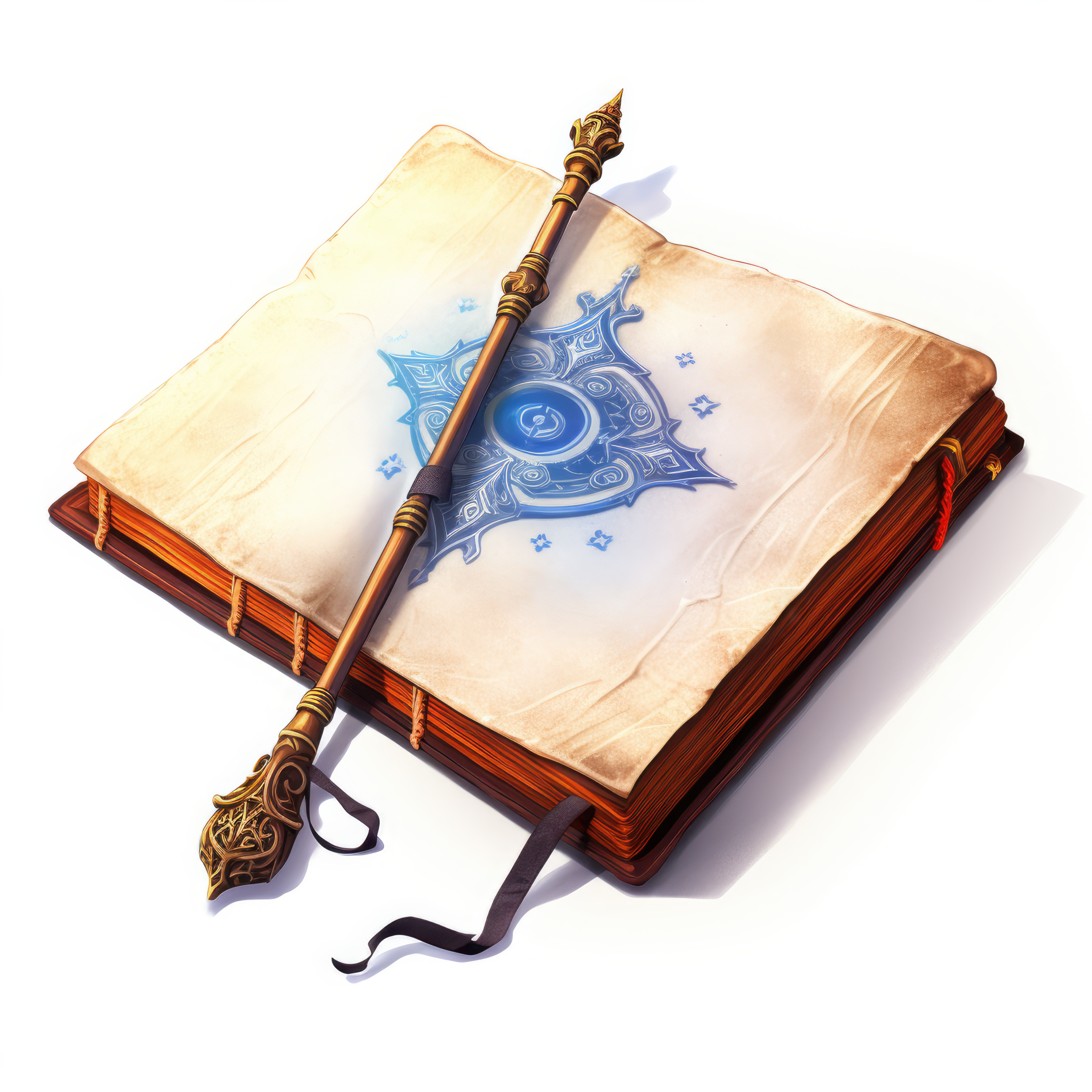 A spellbook with a magic wand 3 (paitakuva)