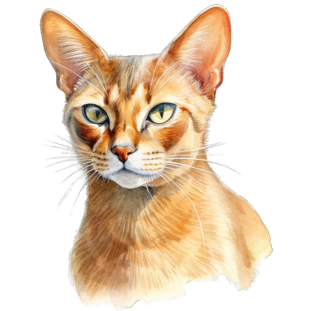 PAITAKUVA - Abyssinian cat portrait
