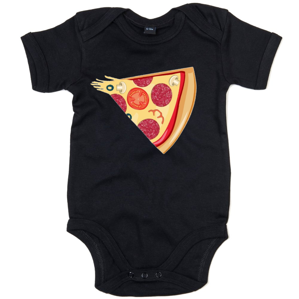 MIESTEN mu T-PAITA + VAUVAN BODY PIZZA (3054)