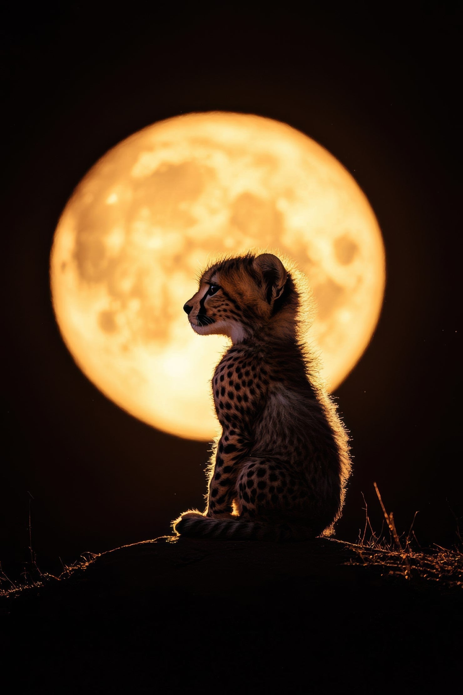 Baby cheetah cub 3 (Paitakuva)