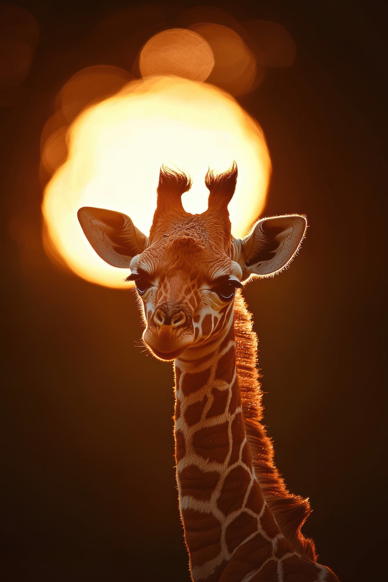 Baby giraffe cub 2 (00 345)