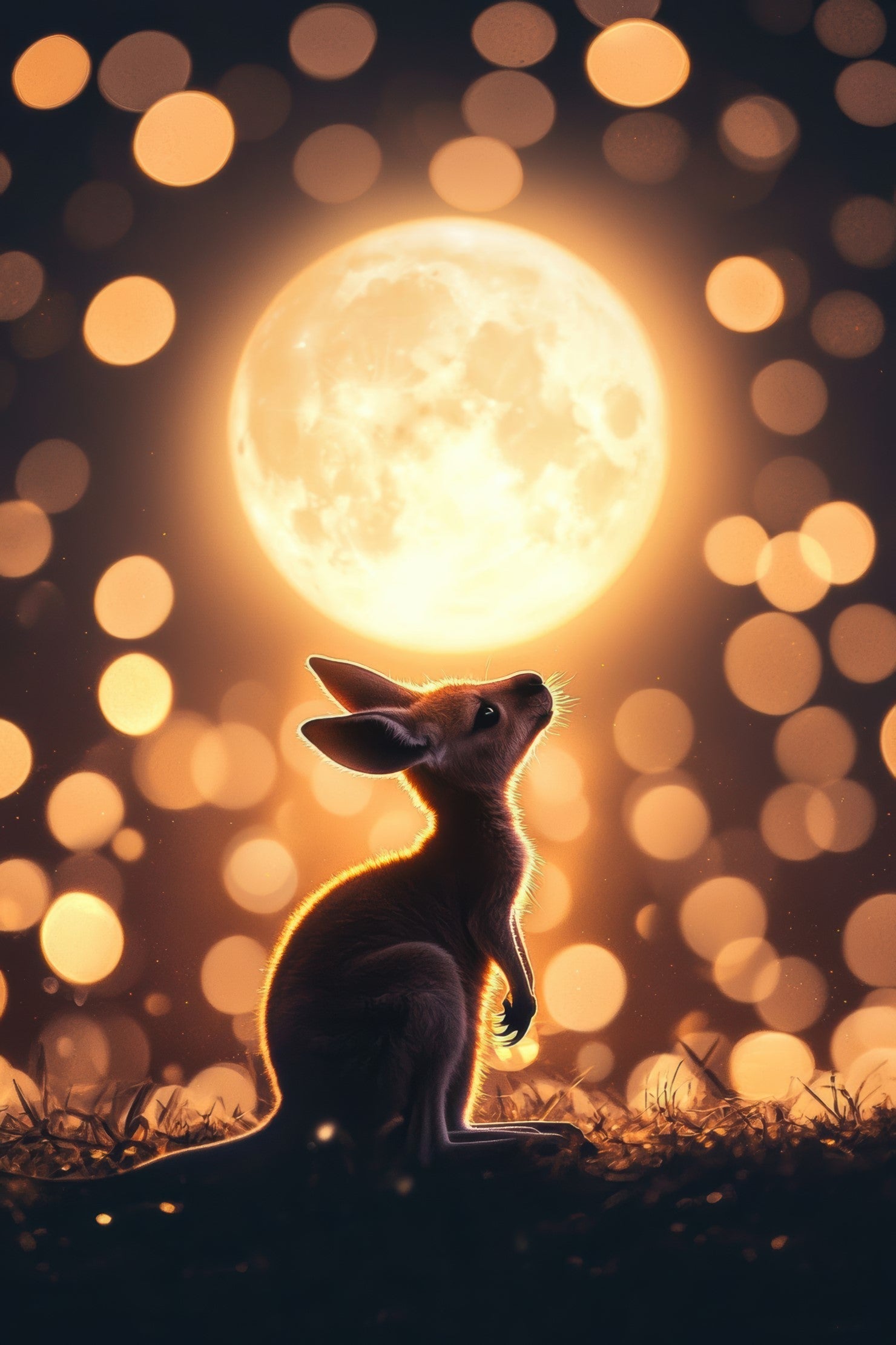 Baby kangaroo cub (Paitakuva)