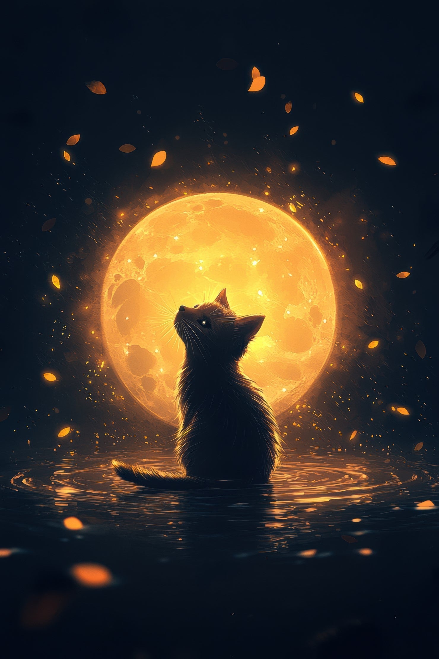 Baby painted cat cub 2 (Paitakuva)