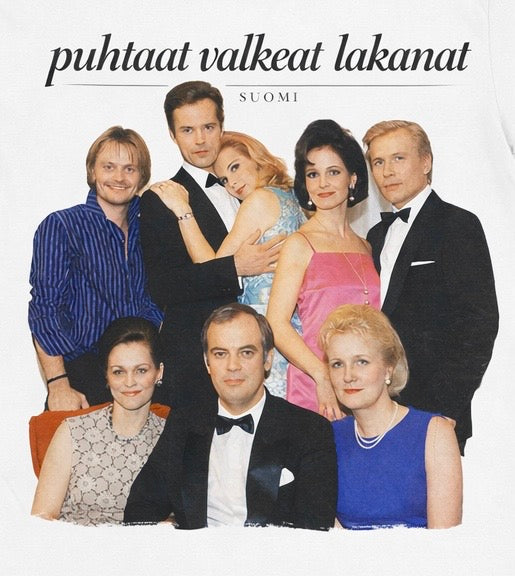 T-paita valkoinen - PUHTAAT VALKEAT LAKANAT