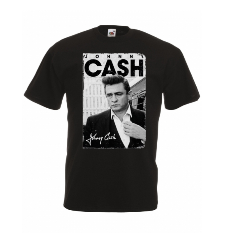 T-PAITA - JOHNNY CASH SIGNATURE MUSTA (1334)