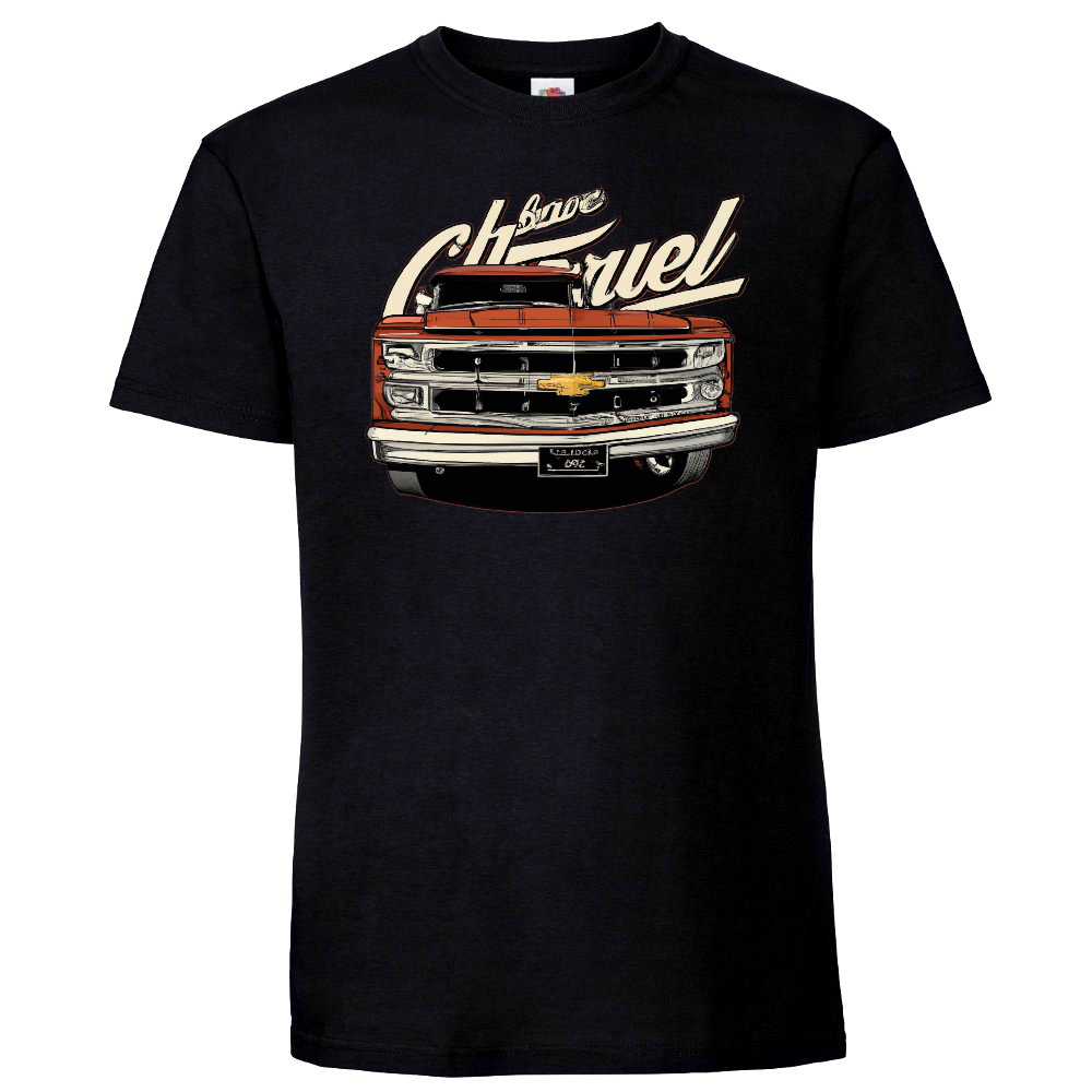 T-PAITA MUSTA - CHEVY (00 475)