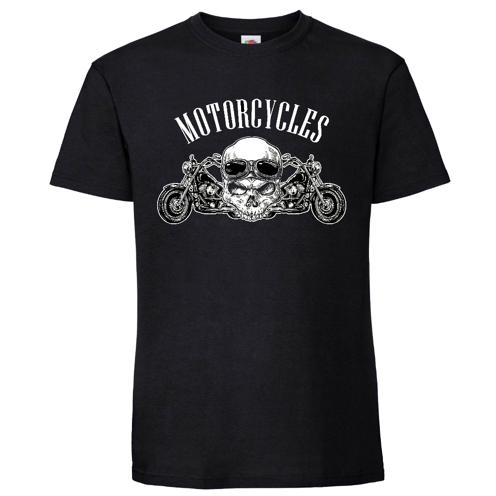 VAUHTI T-PAITA MUSTA - MOTORCYCLES (00 457)