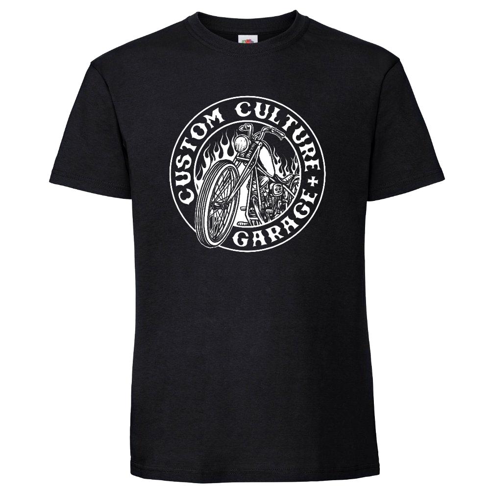 VAUHTI T-PAITA MUSTA - CUSTOM CULTURE GARAGE (00 2834)