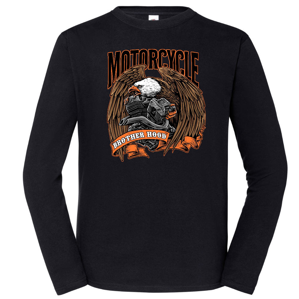 VAUHTI Pitkähihainen Paita - MOTORCYCLE BROTHER HOOD (00 01)