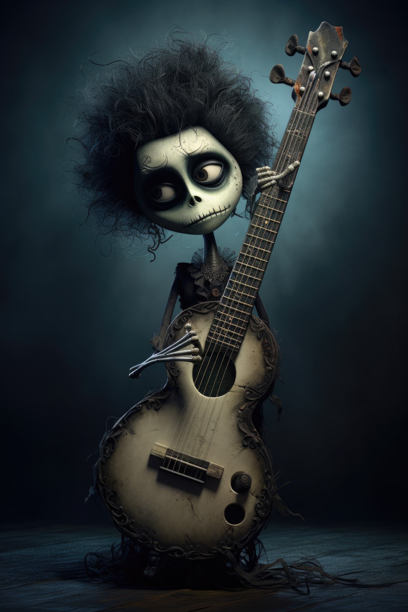 Character with balalaika 3 (paitakuva)