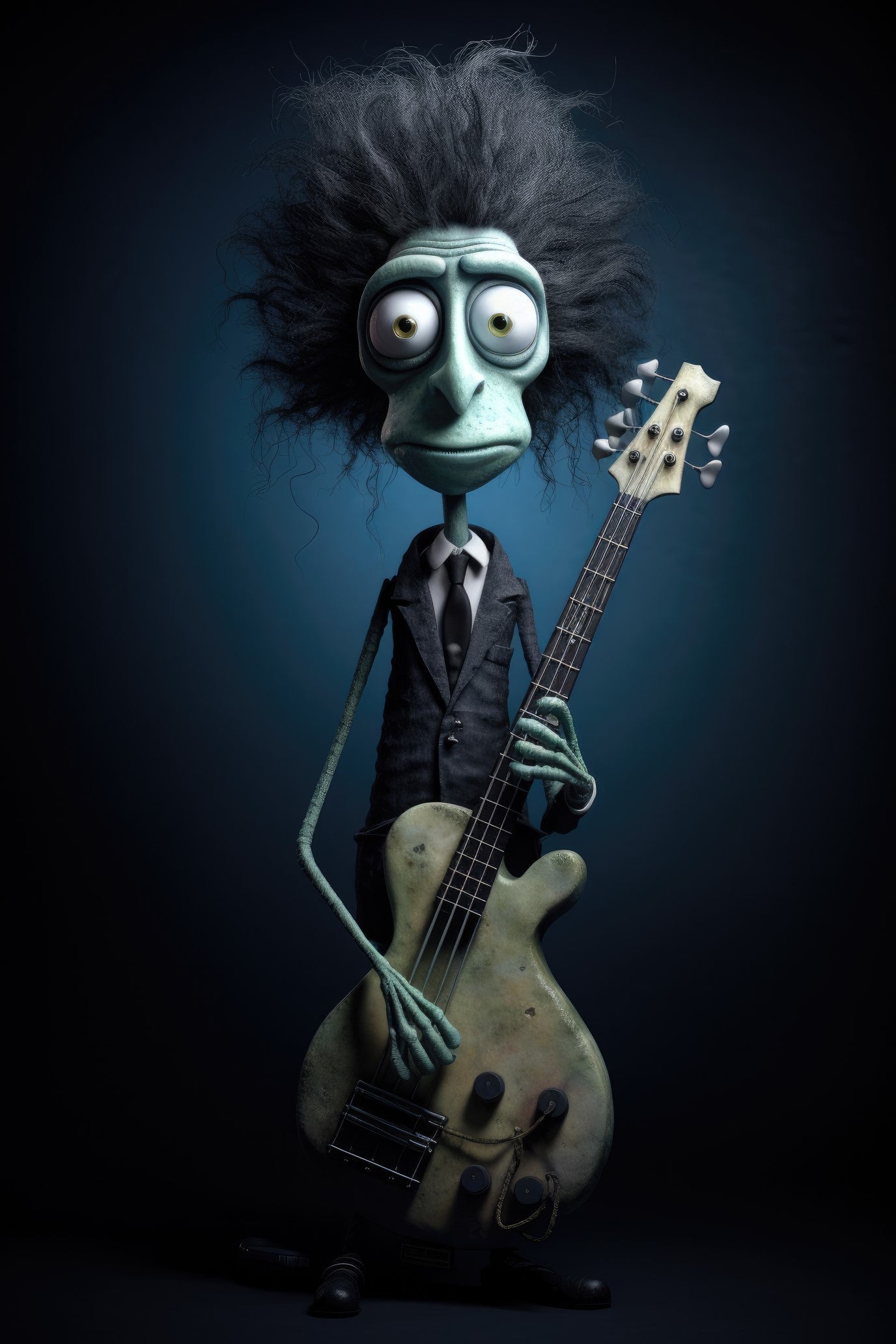 Character with bass synthesizer 2 (paitakuva)