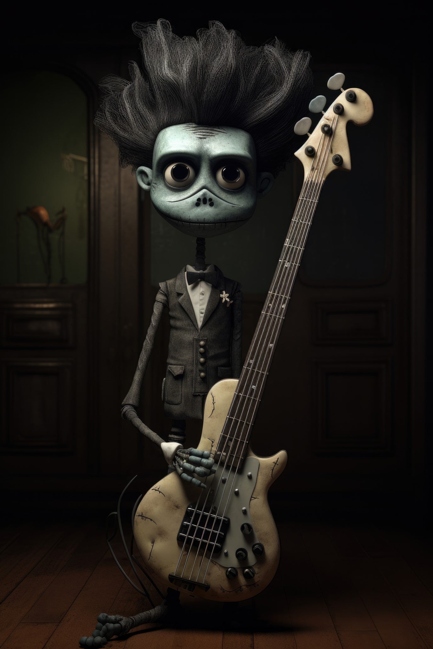 Character with bass synthesizer 3 (paitakuva)