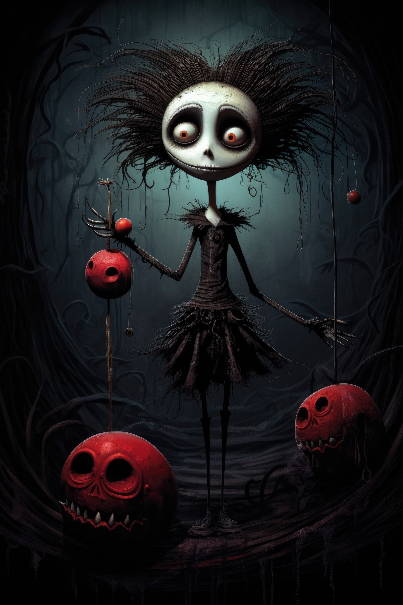 Character with castanets 1 (paitakuva)