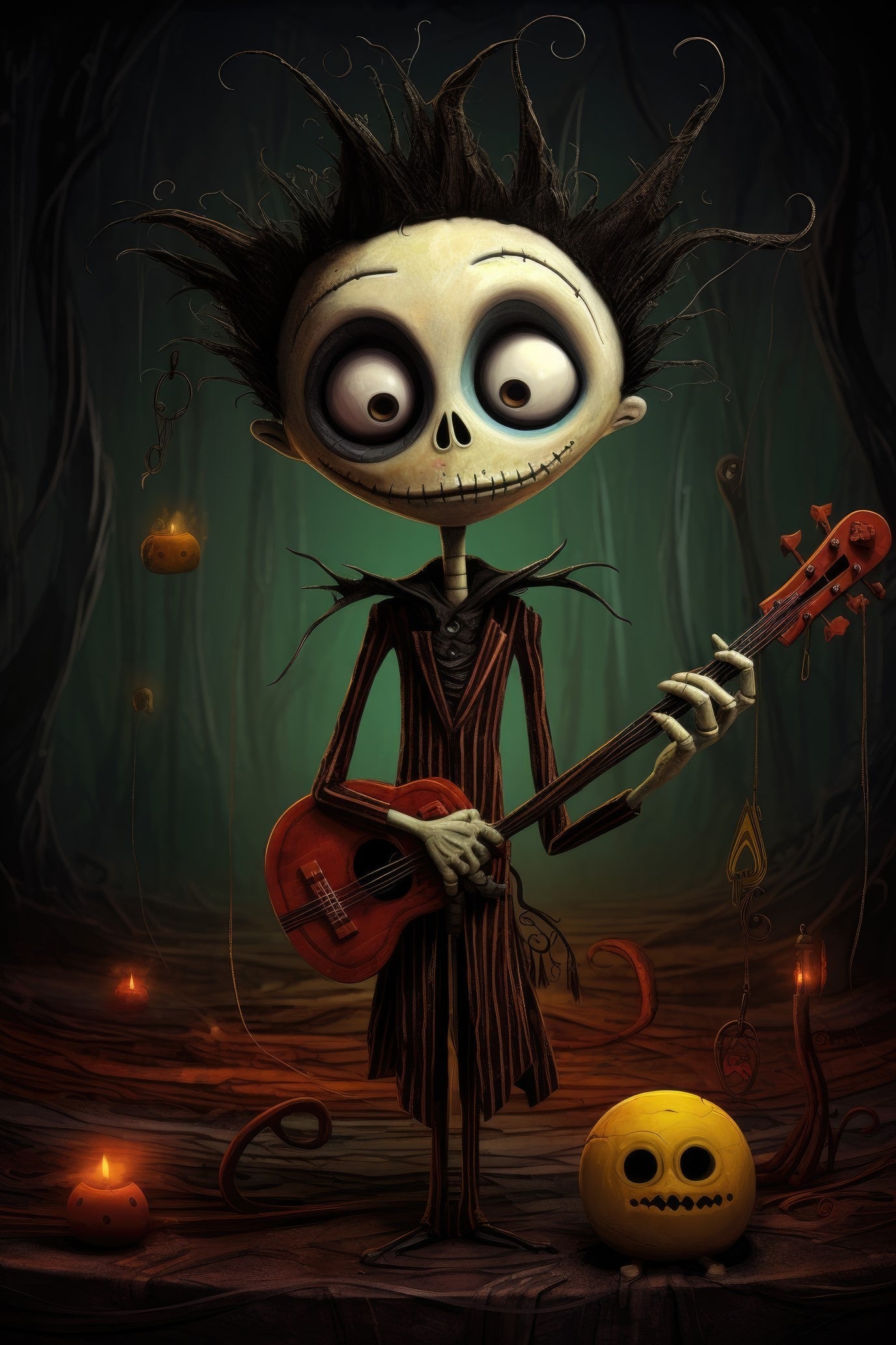 Character with castanets (paitakuva)