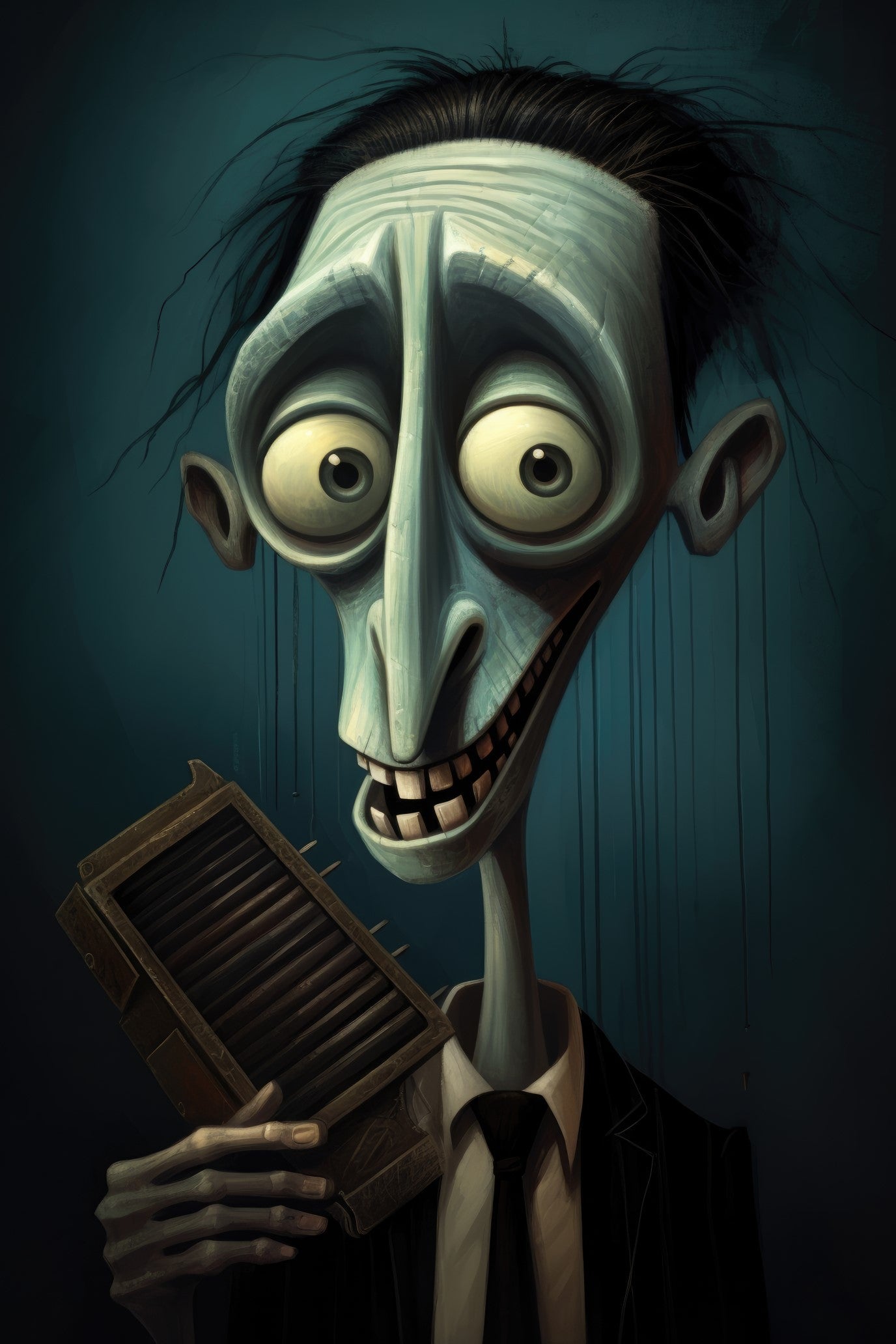 Character with jews harp 3 (paitakuva)