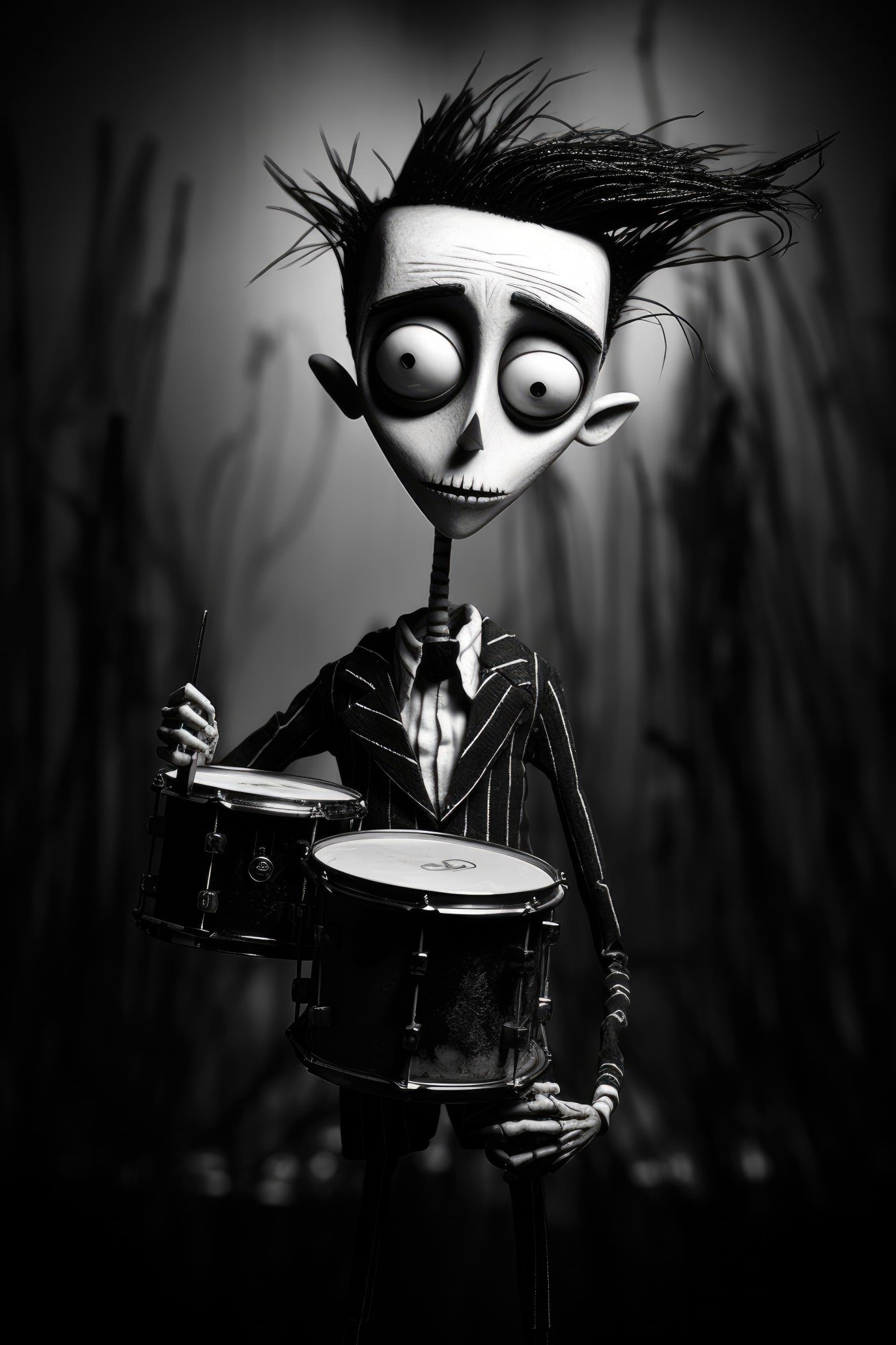 Character with percussion 2 (paitakuva)