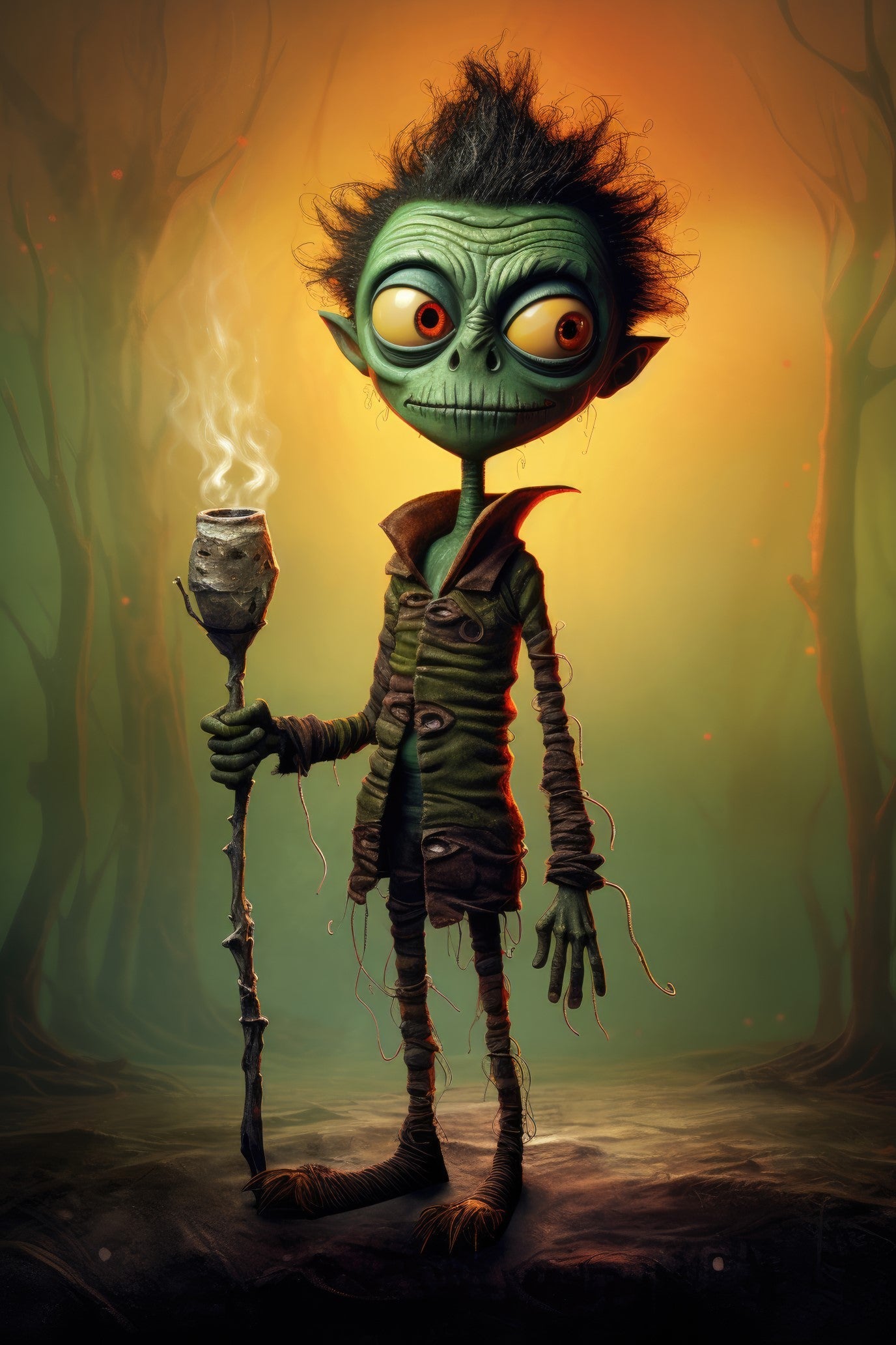 Character with piccolo 3 (paitakuva)