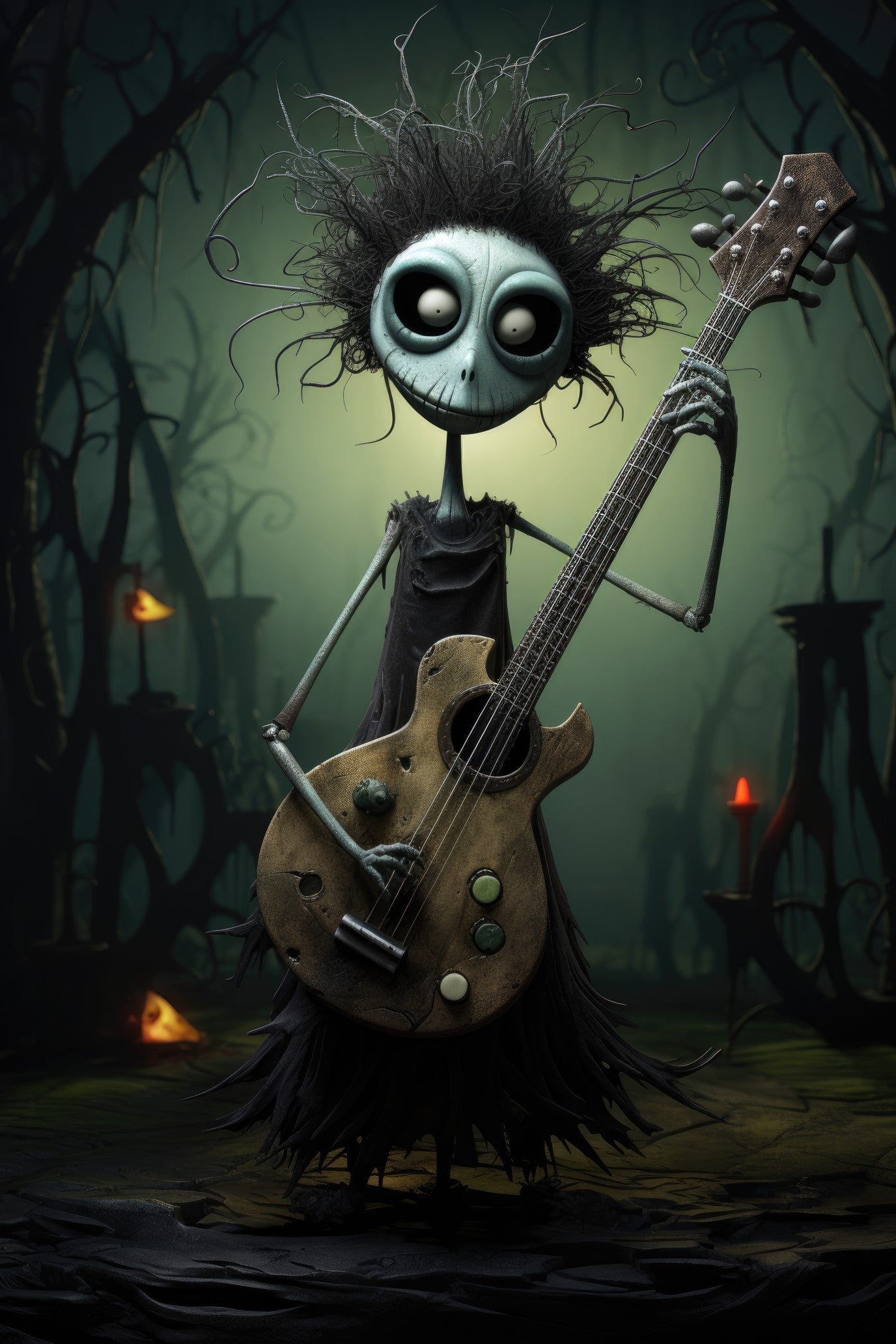 Character with rebab 3 (paitakuva)