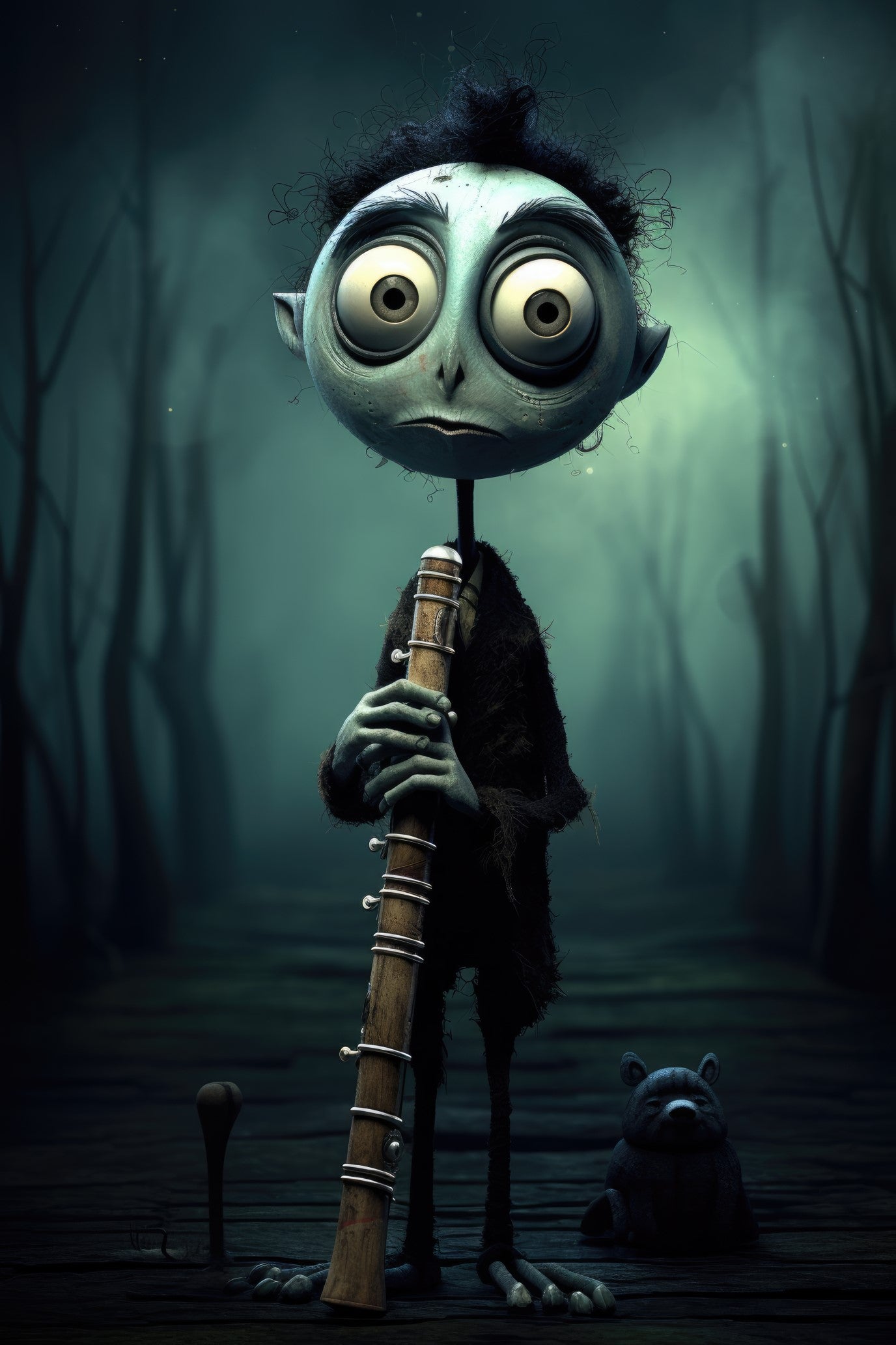 Character with recorder 1 (paitakuva)