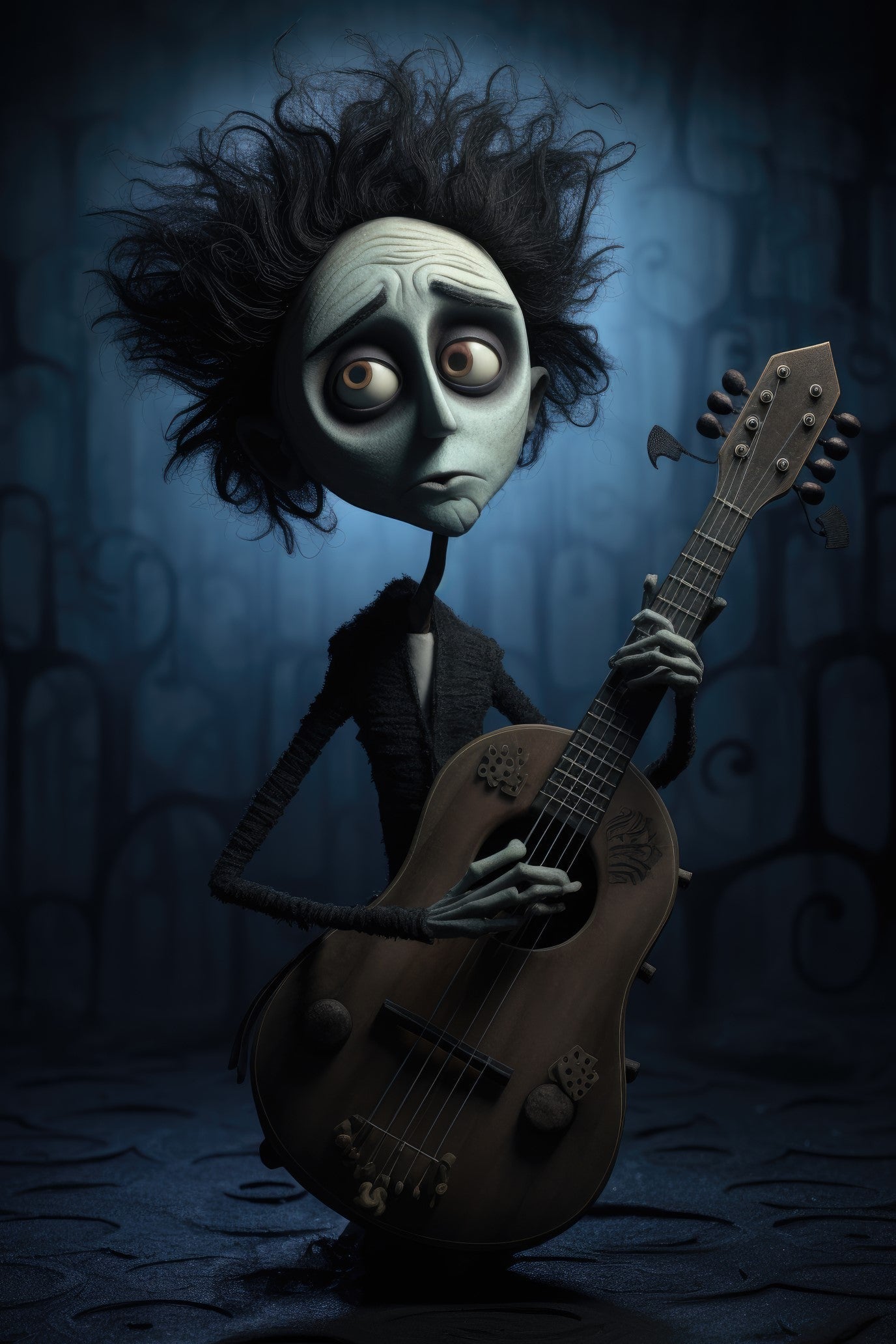 Character with sarod 3 (paitakuva)