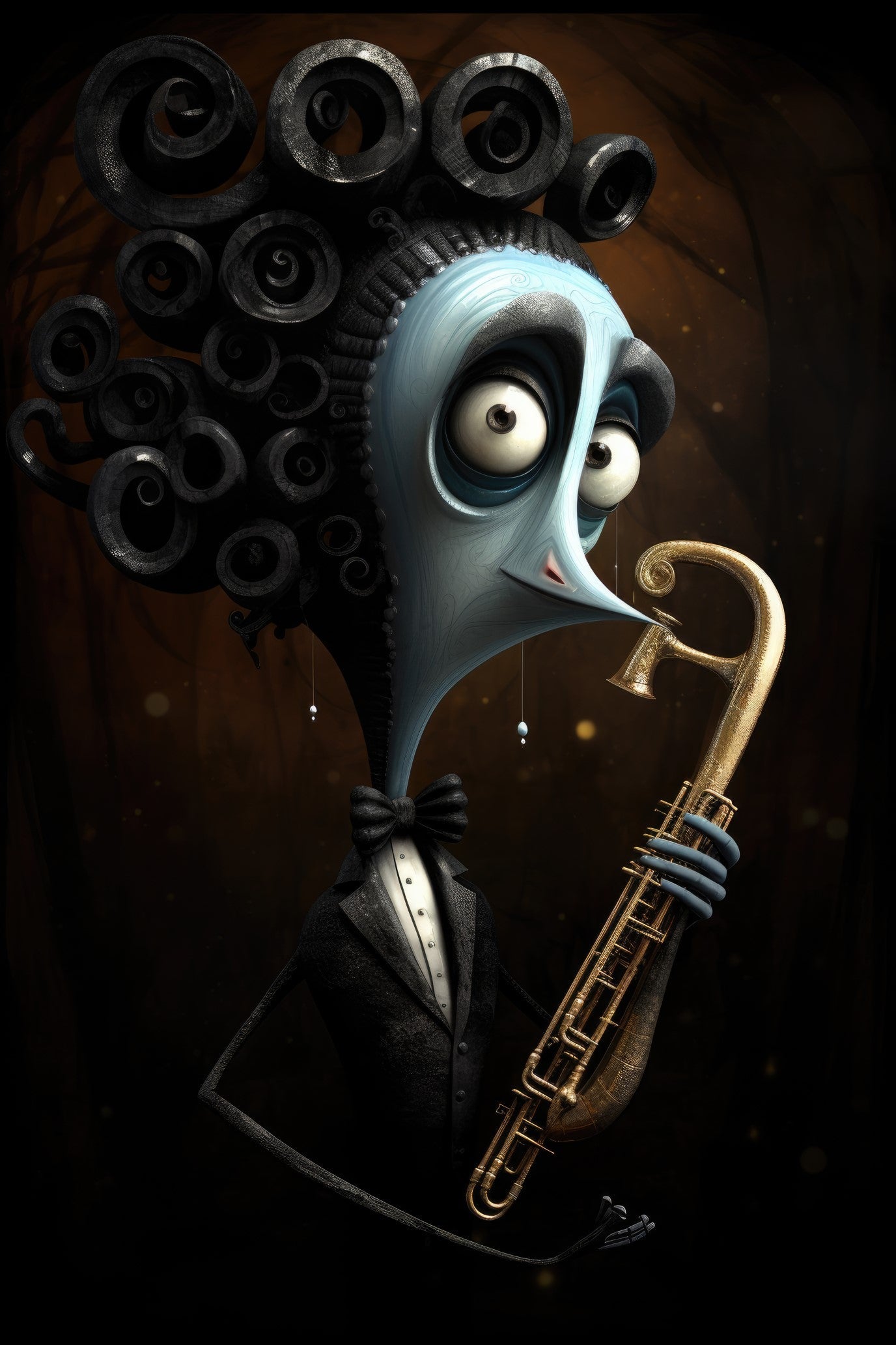 Character with sousaphone 2 (paitakuva)