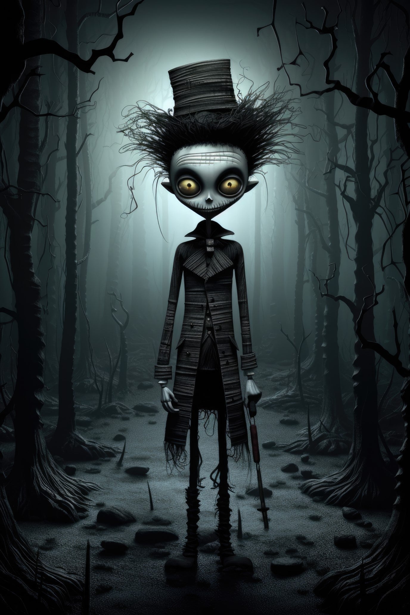 Character with suling (paitakuva)