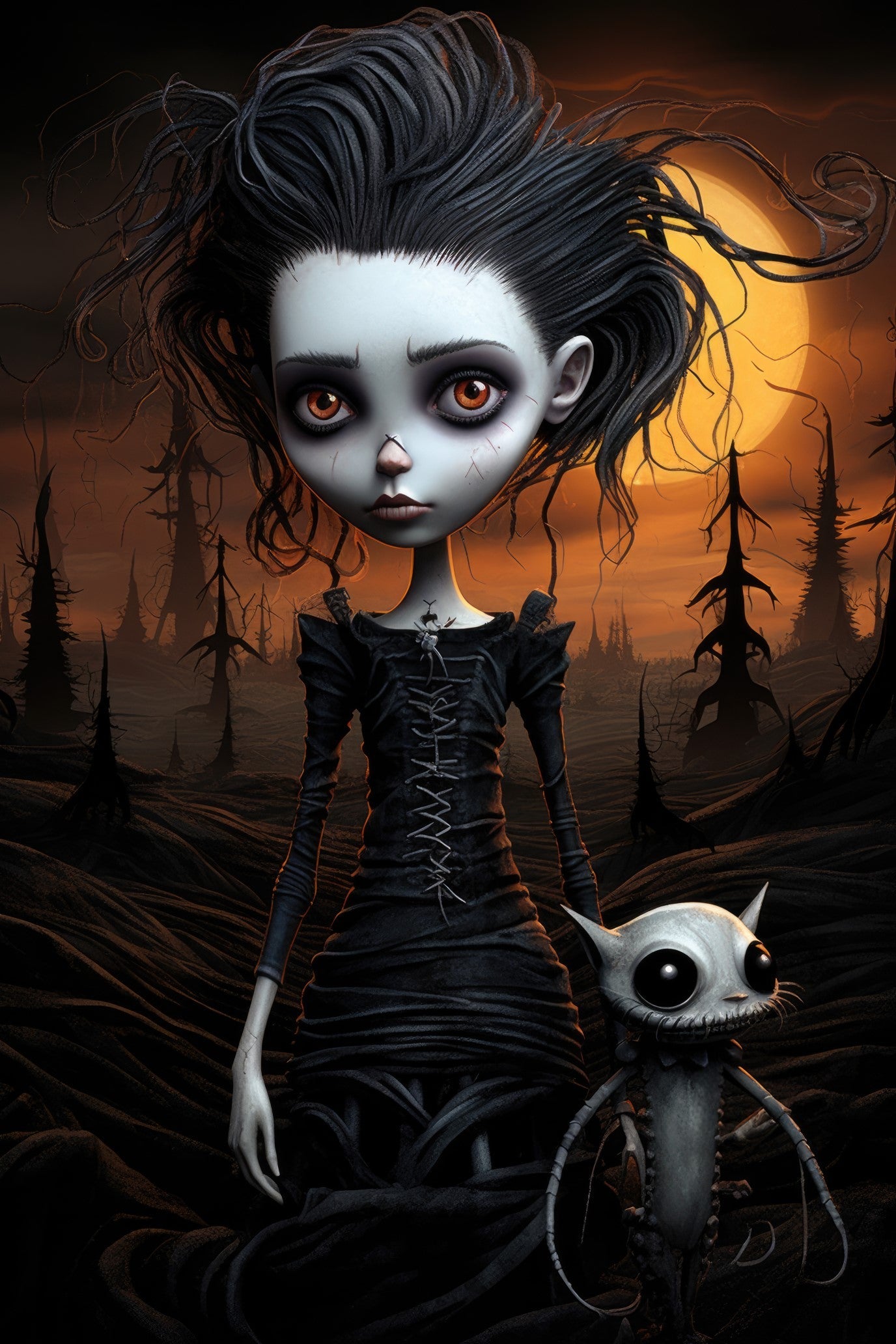 Character with suona 2 (paitakuva)