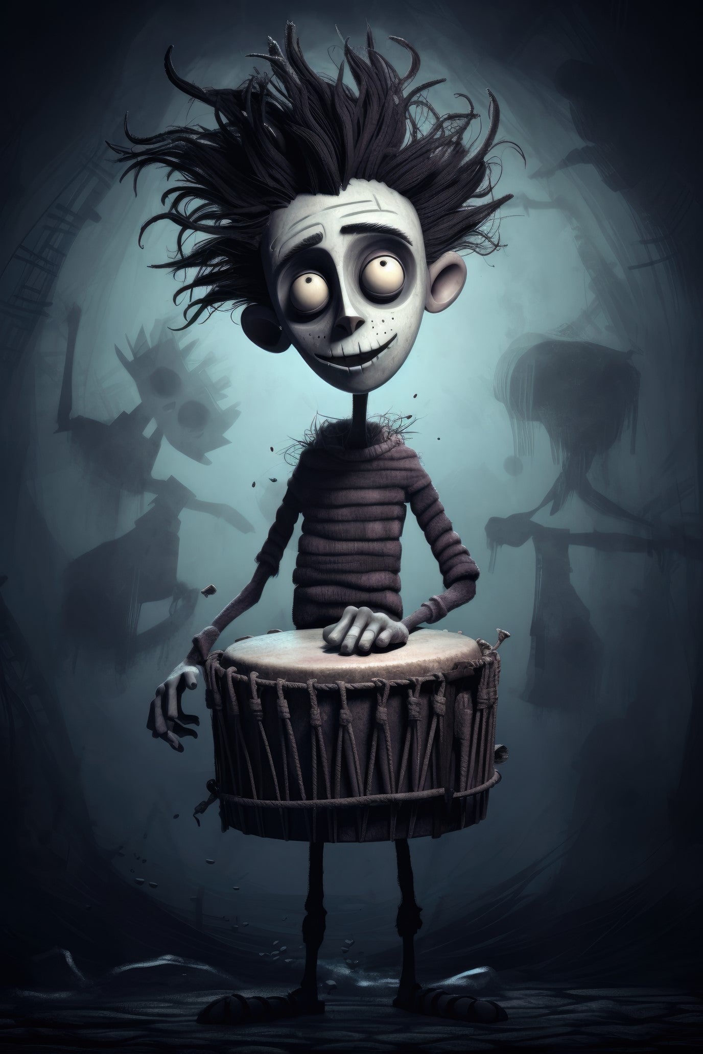 Character with tabla 1 (paitakuva)
