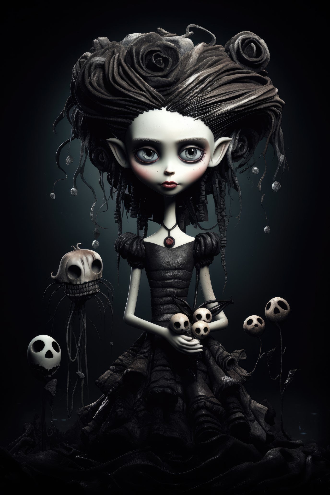 Character with tonette 3 (paitakuva)
