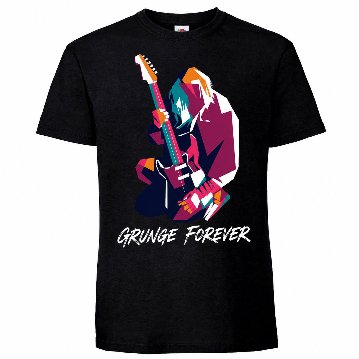 T-paita musta - GRUNGE FOREVER