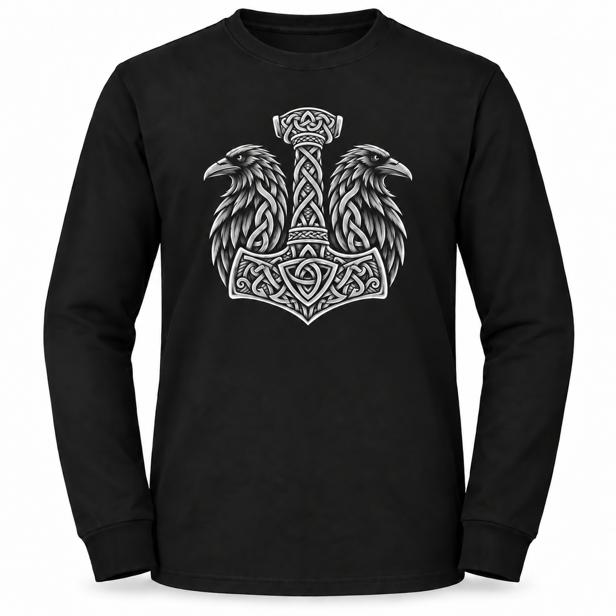 PITKÄHIHAINEN FASHION SOF TEE - Korppien vasara